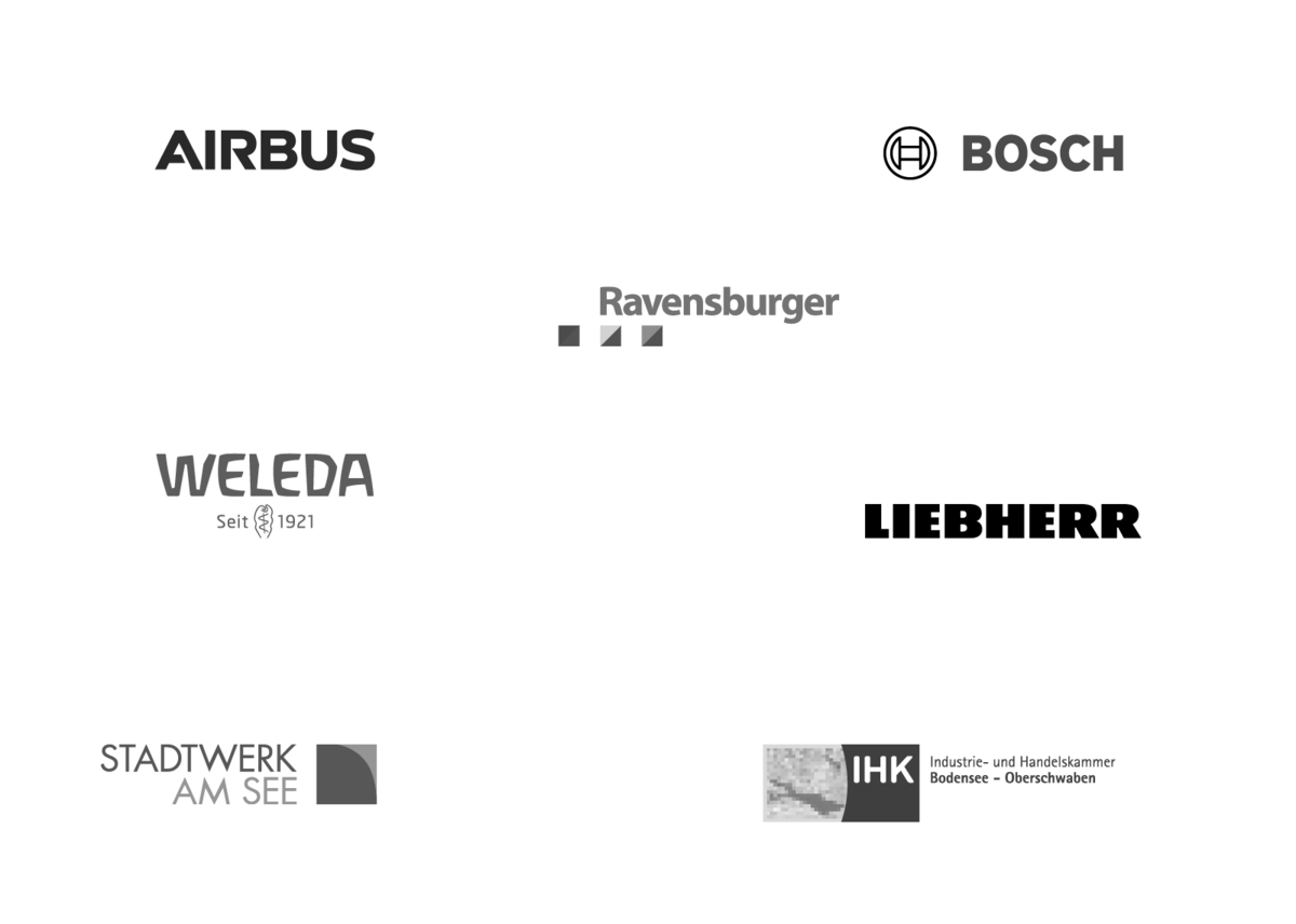 Logos der Dualen Partner von Digital Business Management