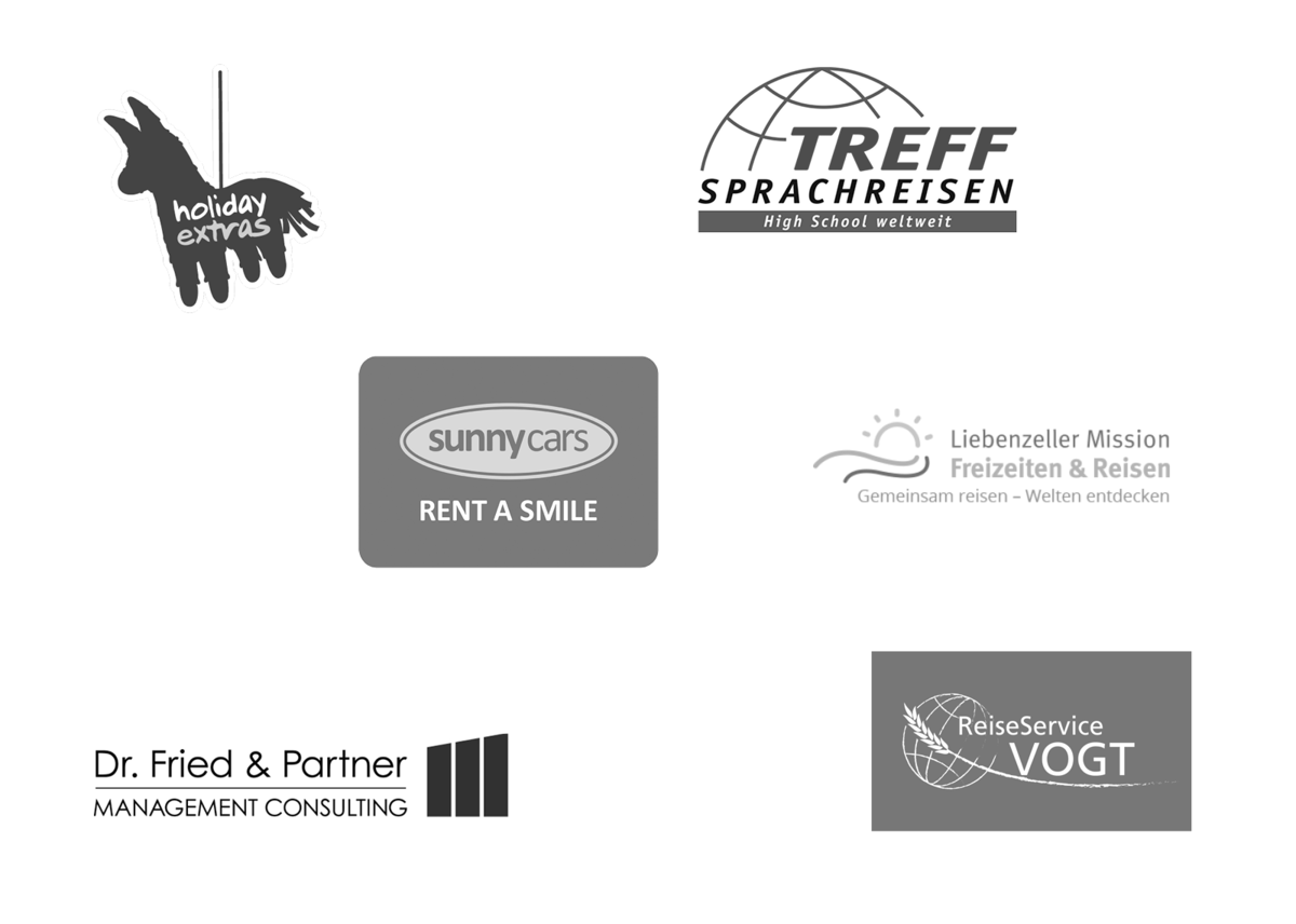 Logos Duale Partner Studienschwerpunkt Reiseverkehr und Reisevertrieb